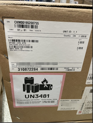 DP4400 backup all-in-one machine, with 24TB available and 8 10GB Ethernet optical ports